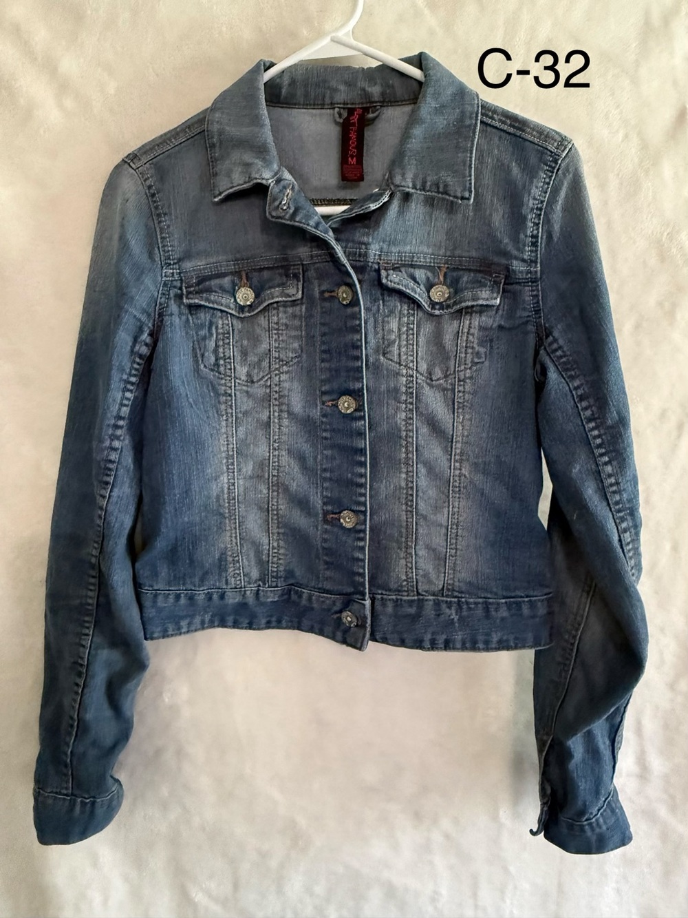 Almost Famous Light Wash Blue Denim Jacket